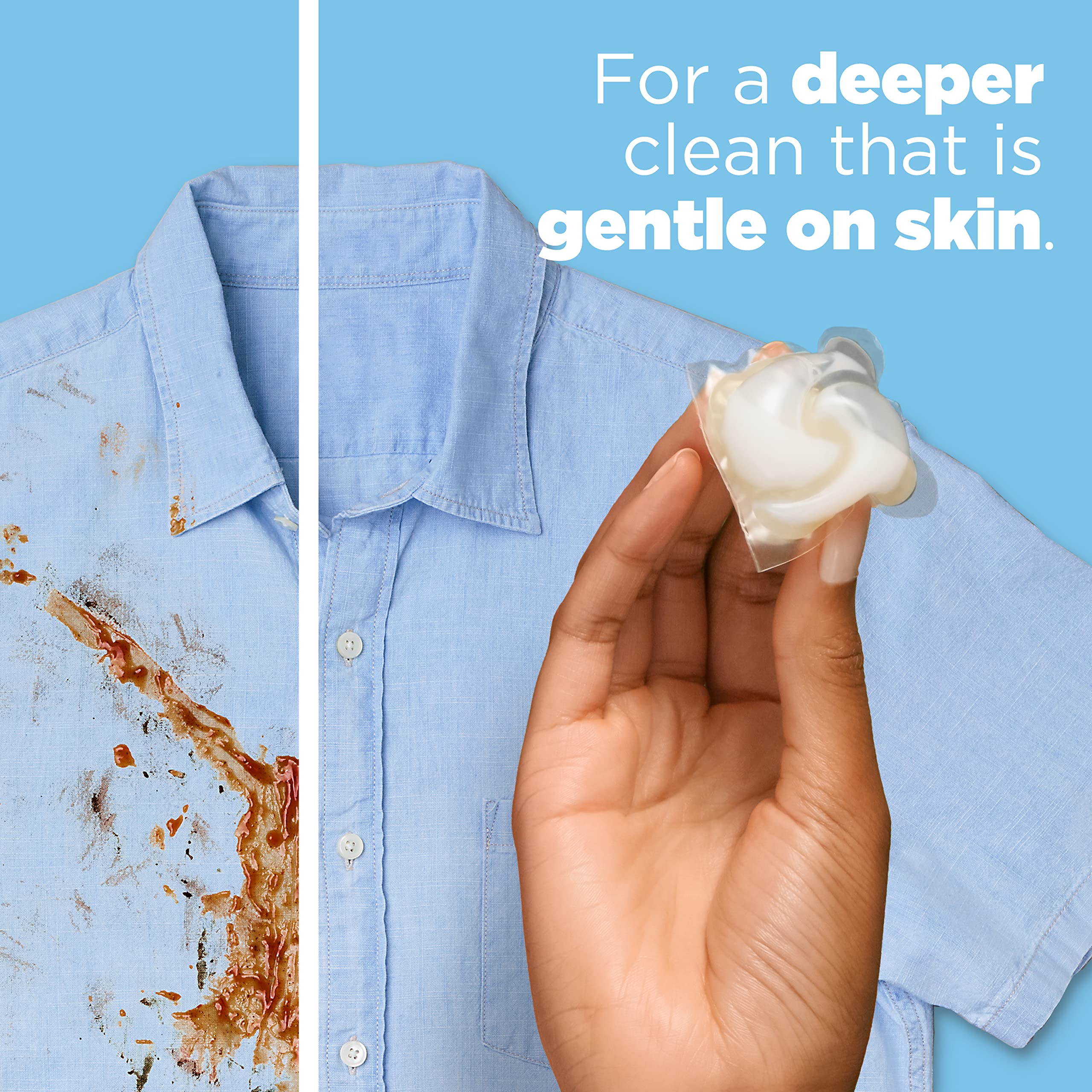 Foto 3 pulgar | Detergente Para Ropa Tide Pods Free & Gentle, 76 Paquetes - Venta Internacional.