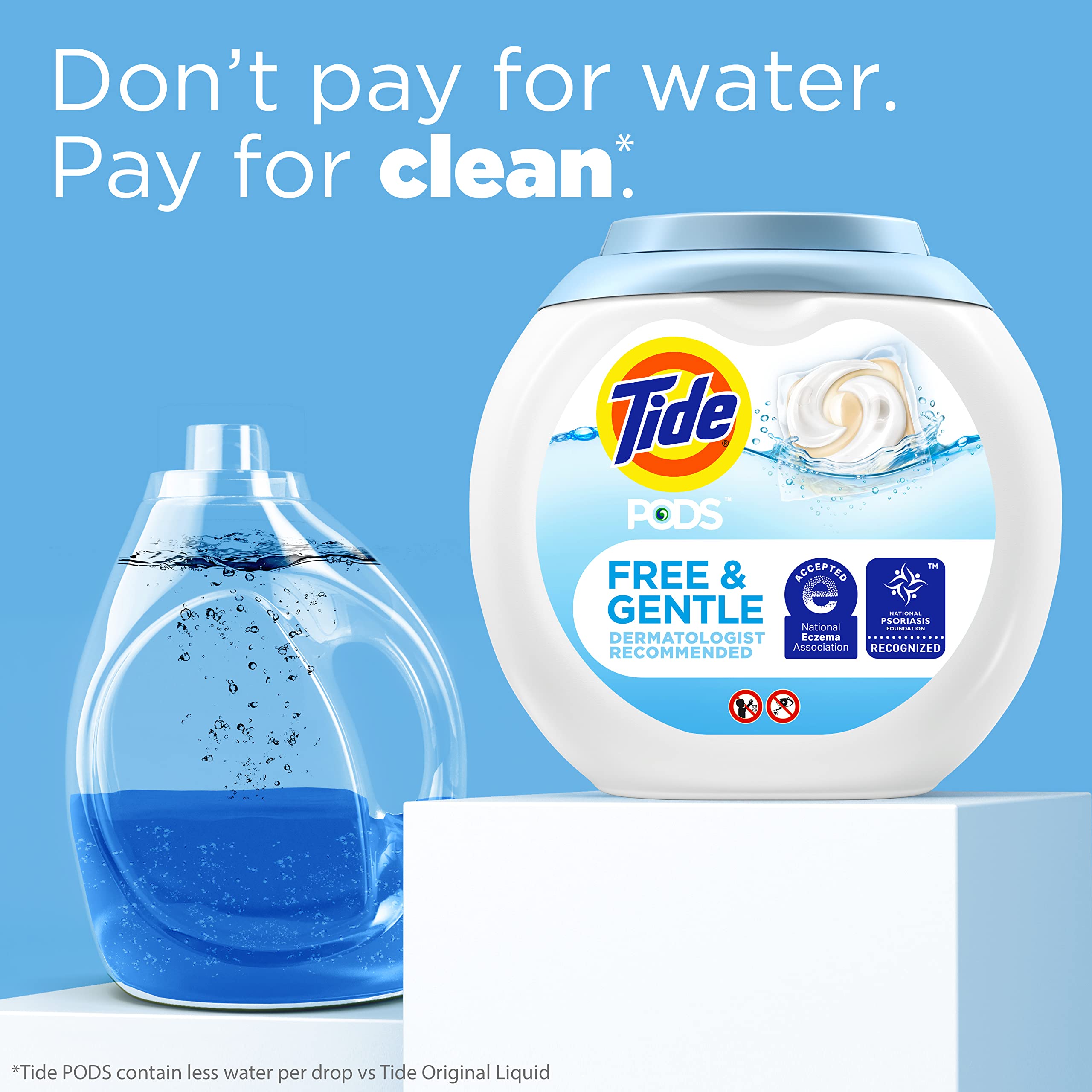 Foto 5 pulgar | Detergente Para Ropa Tide Pods Free & Gentle, 76 Paquetes - Venta Internacional.