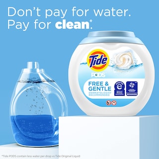 Foto 4 | Detergente Para Ropa Tide Pods Free & Gentle, 76 Paquetes - Venta Internacional.