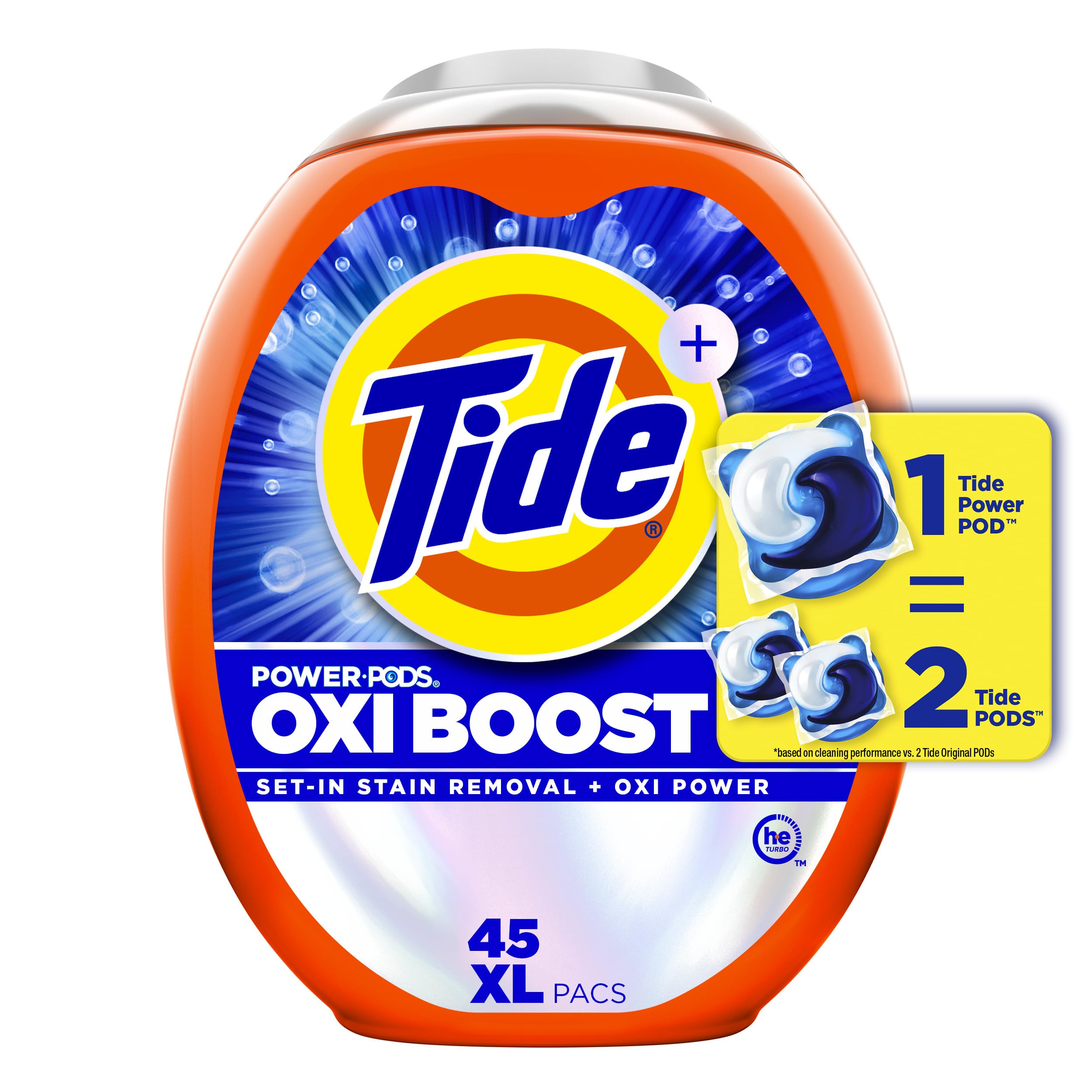 Foto 2 pulgar | Detergente Para Ropa En Cápsulas Tide Oxi Boost Power, 45 Unidades - Venta Internacional.