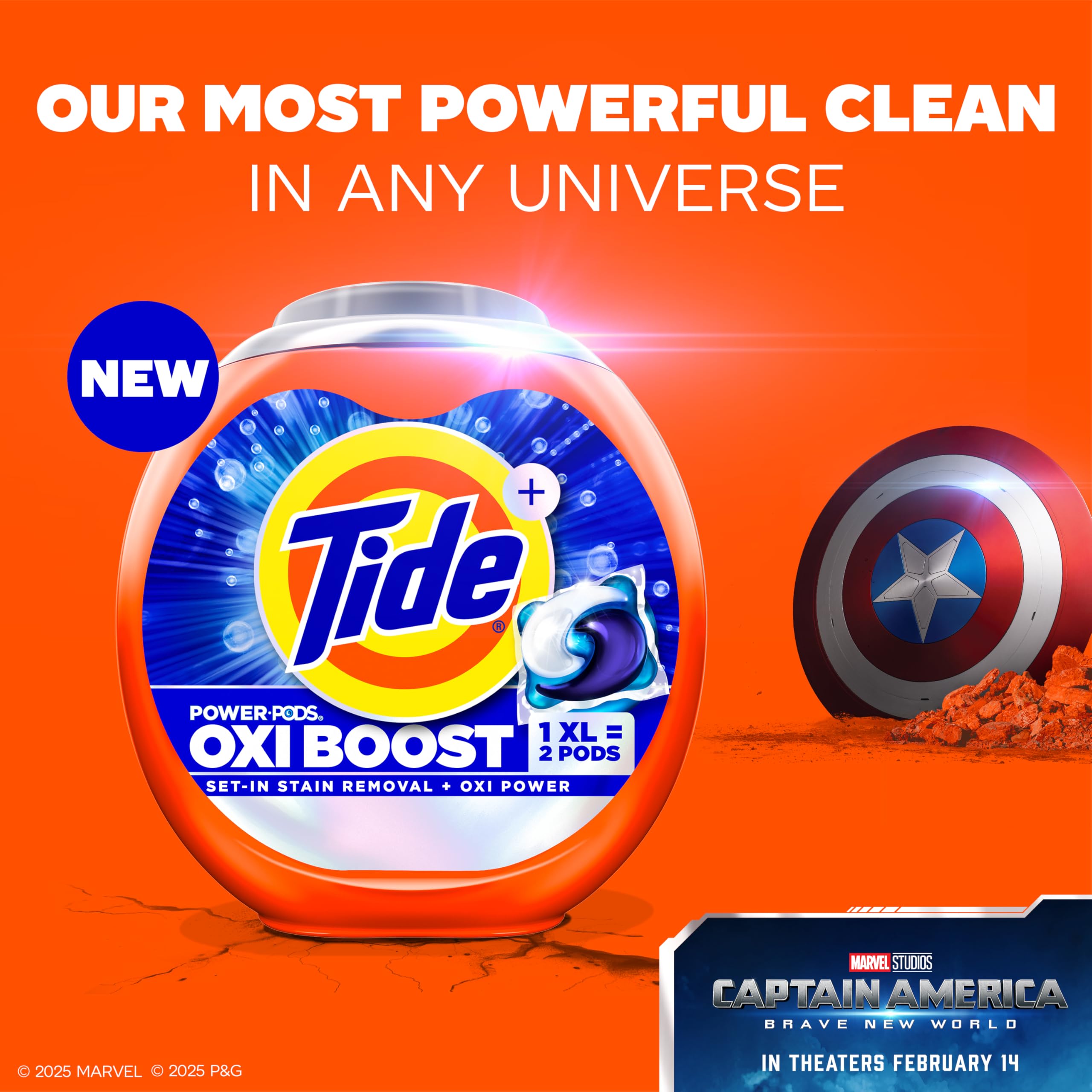 Foto 3 pulgar | Detergente Para Ropa En Cápsulas Tide Oxi Boost Power, 45 Unidades - Venta Internacional.
