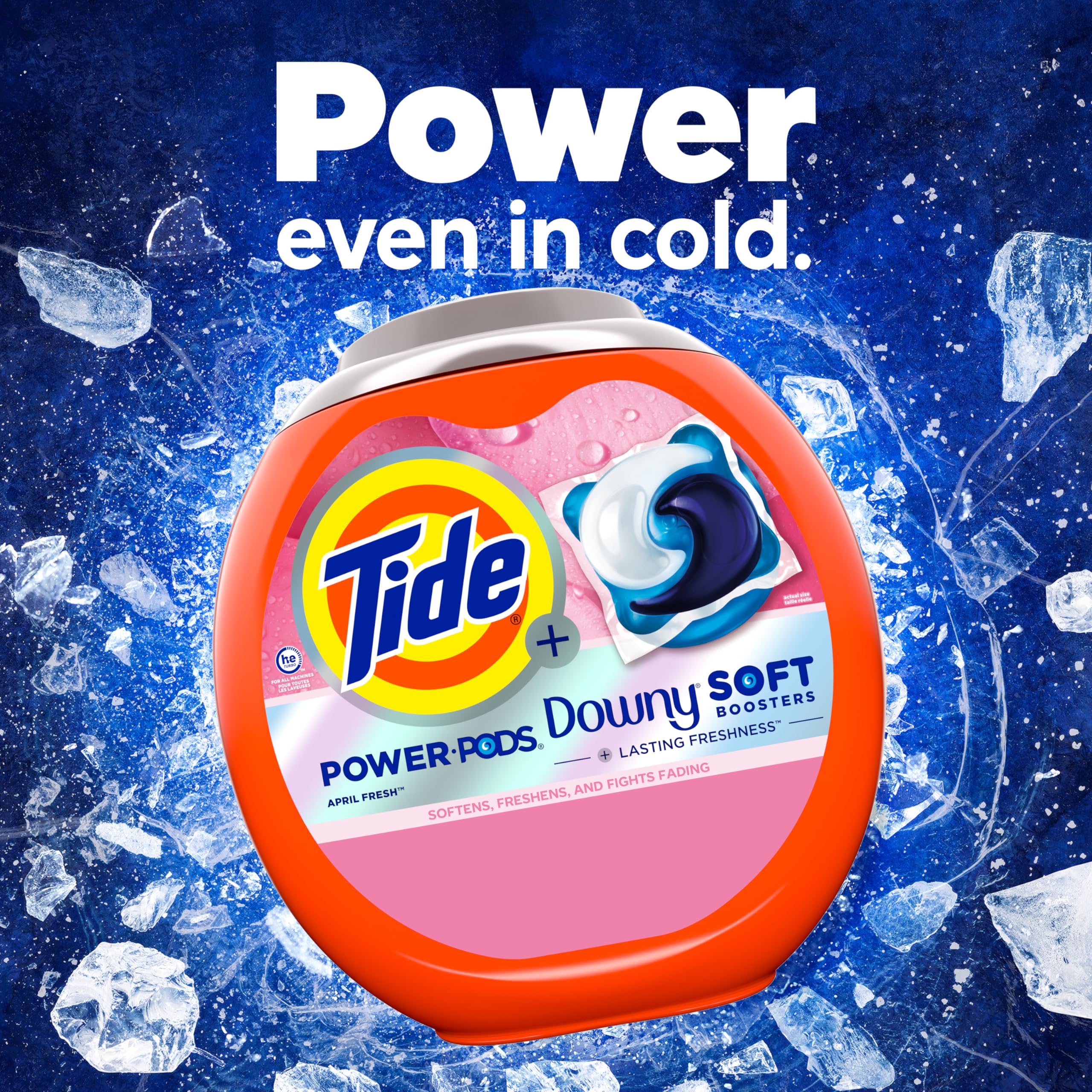 Foto 7 pulgar | Detergente En Cápsulas Tide Power Pods 2 En 1 Con Downy 18 Quilates - Venta Internacional.