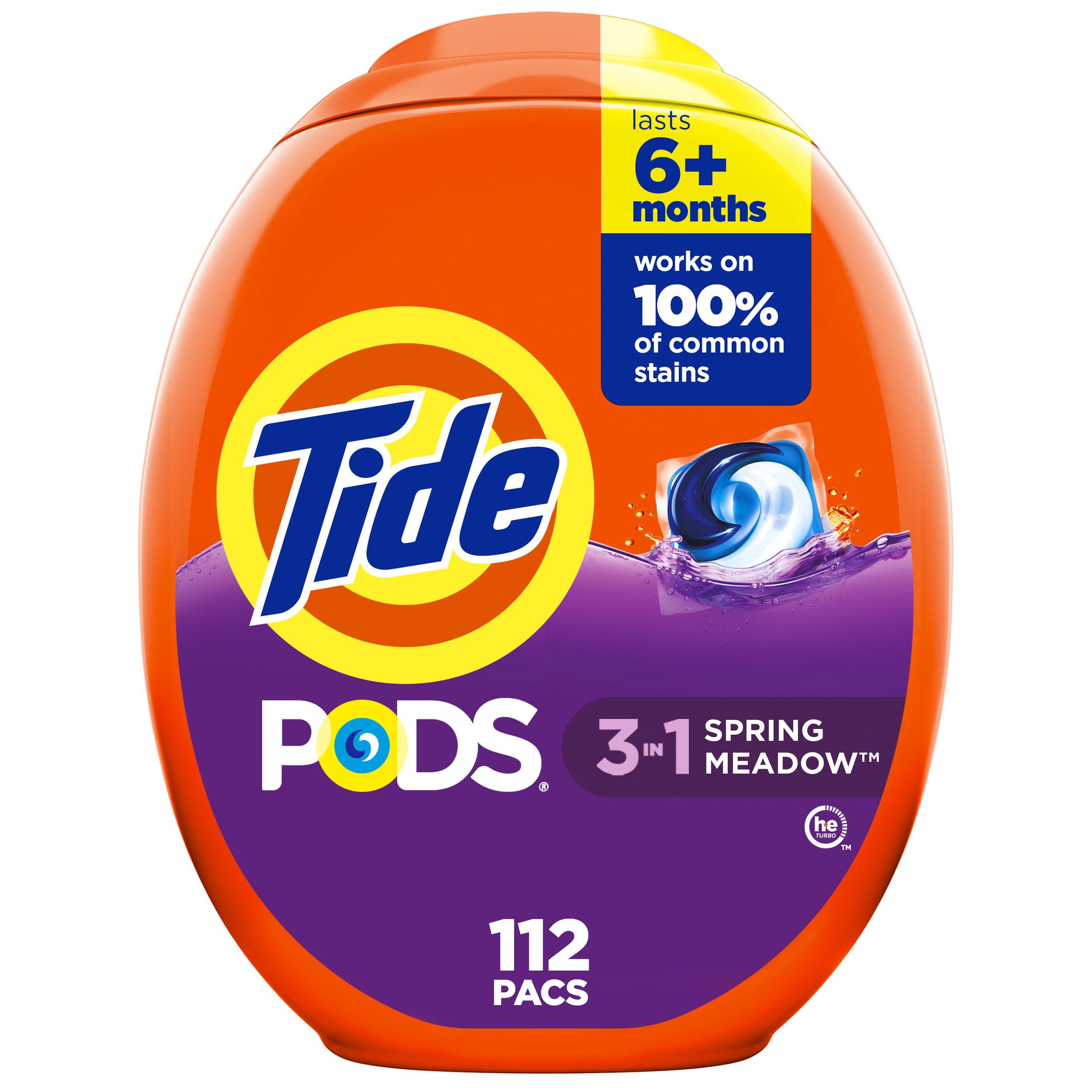 Foto 2 pulgar | Detergente Para Ropa Tide Pods Spring Meadow Scent, 112 Paquetes - Venta Internacional.