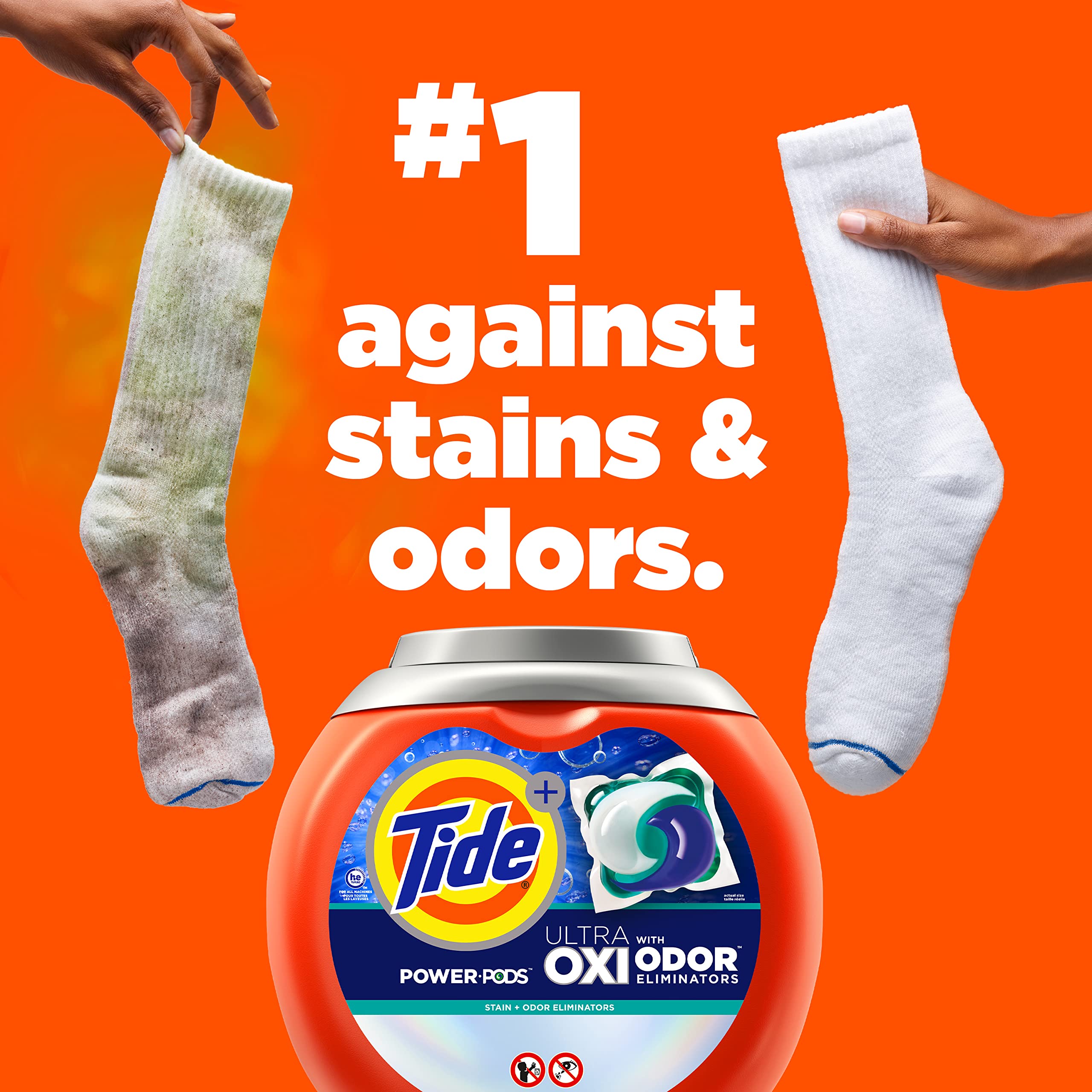 Foto 3 pulgar | Detergente Para Ropa Tide Ultra Oxi Power Pods, 25 Paquetes - Venta Internacional.