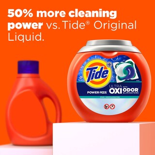 Foto 4 | Detergente Para Ropa Tide Ultra Oxi Power Pods, 25 Paquetes - Venta Internacional.