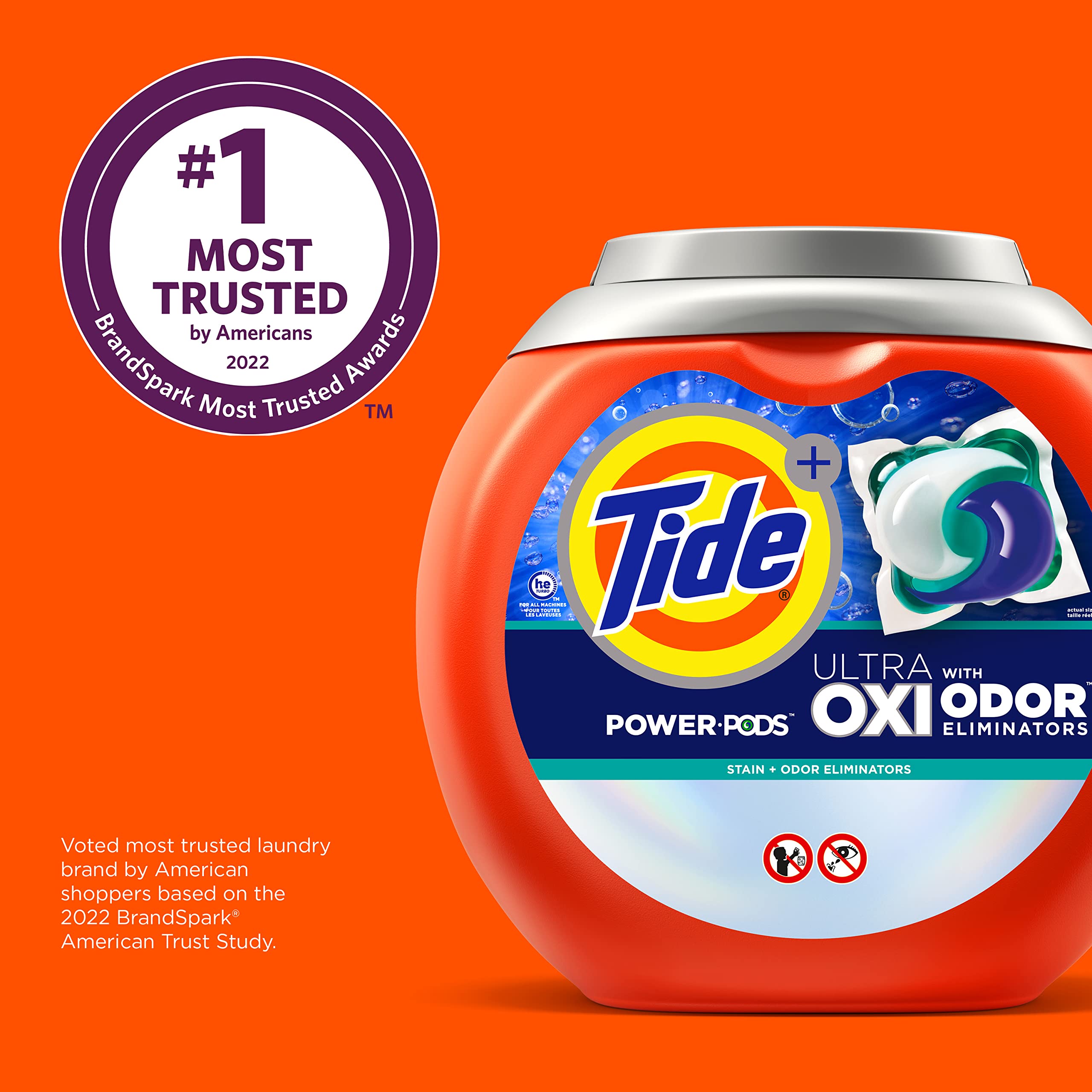 Foto 7 pulgar | Detergente Para Ropa Tide Ultra Oxi Power Pods, 25 Paquetes - Venta Internacional.