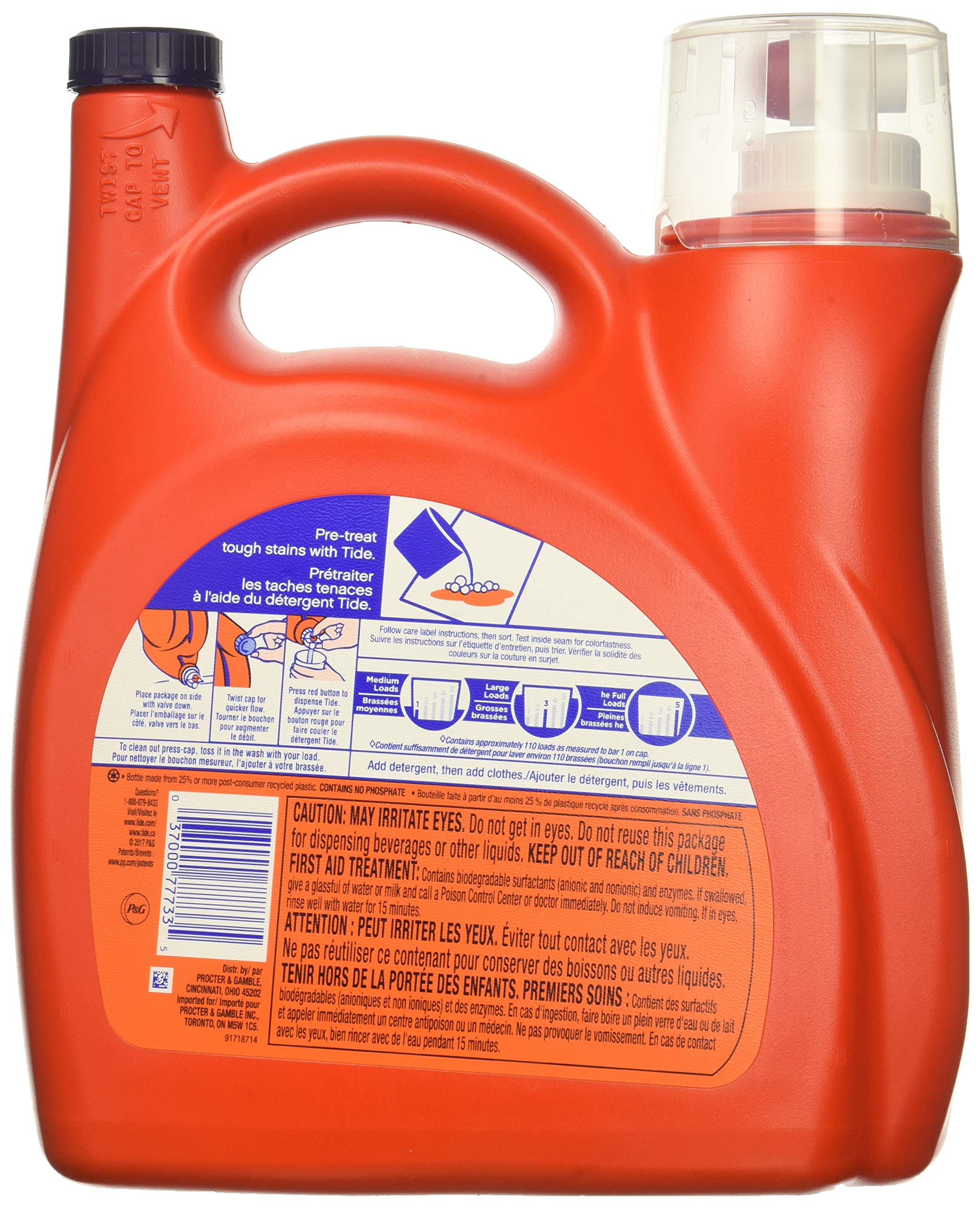 Foto 3 pulgar | Detergente Tide Original 4.43 L - Venta Internacional