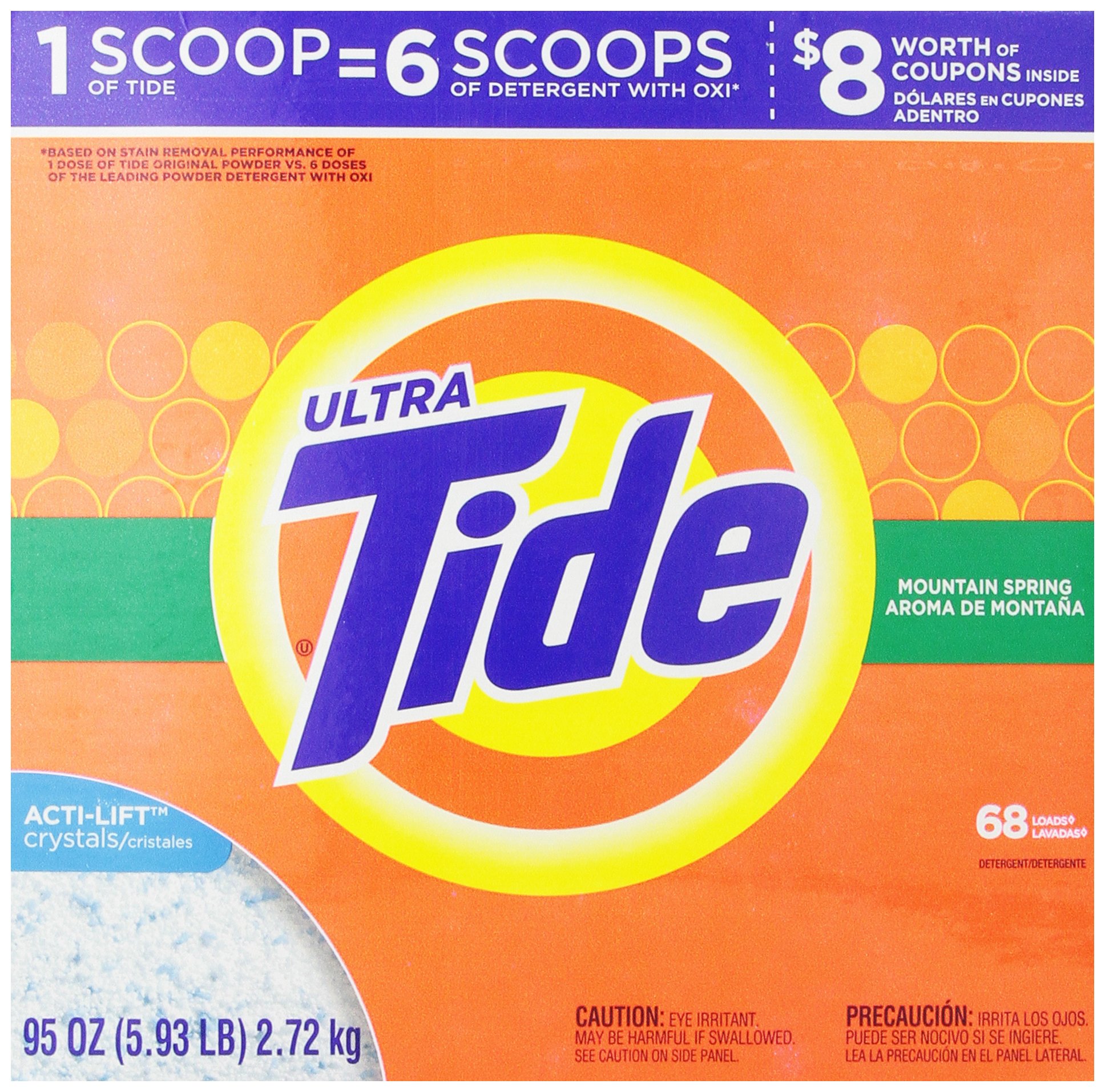 Foto 2 pulgar | Detergente Tide Powder Mountain Spring 2,8 L - Venta Internacional