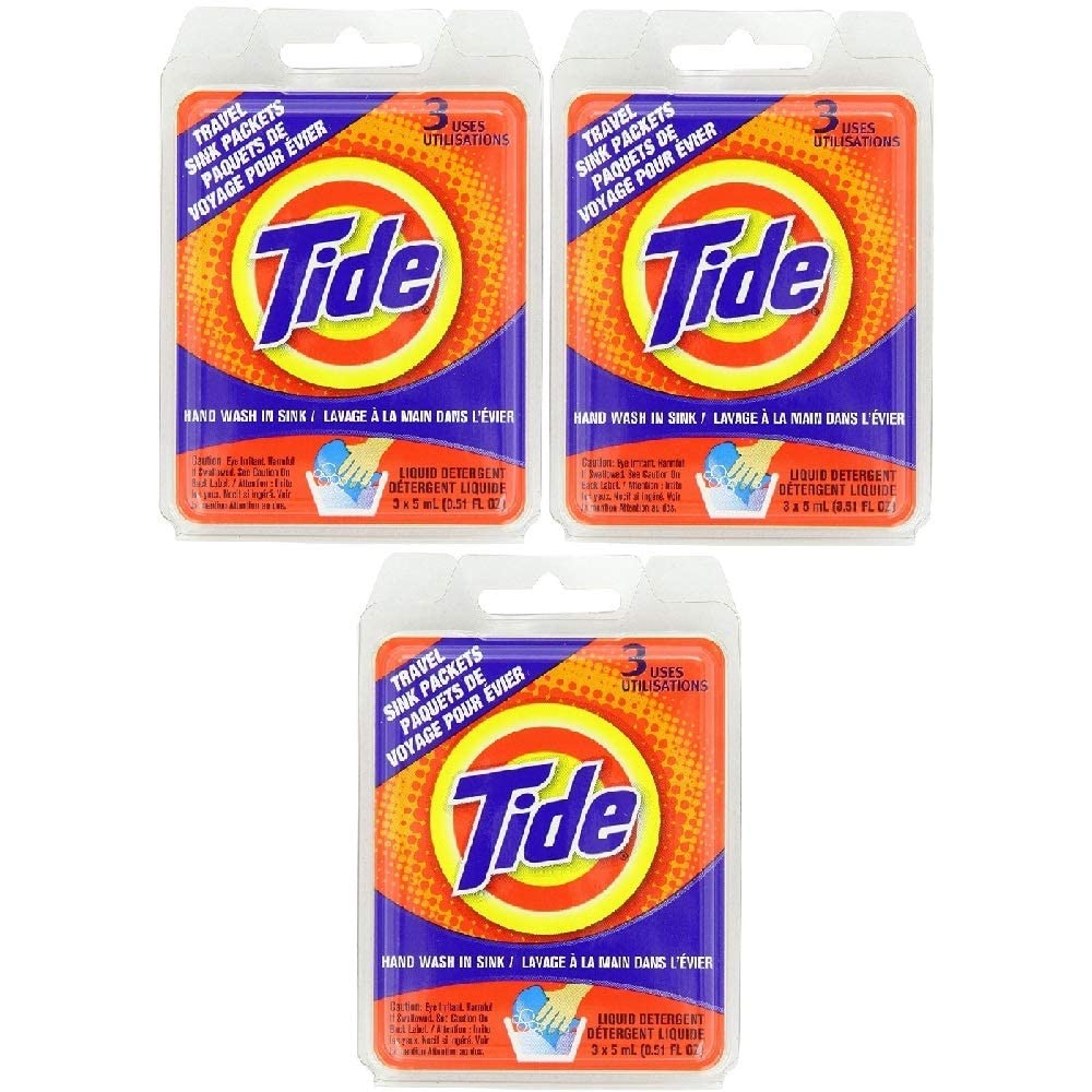 Foto 2 pulgar | Detergente Para Ropa Tide Sink, Paquetes De 3 Cargas (3 Paquetes De 3) - Venta Internacional.