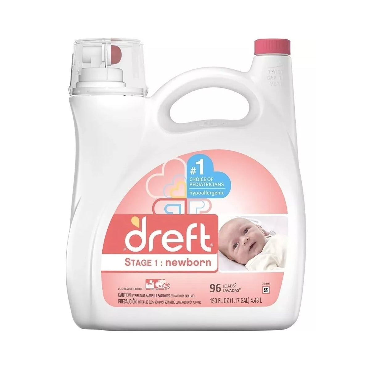 Detergente Líquido Dreft Etapa 1 4.43 Litros Para Bebé $954