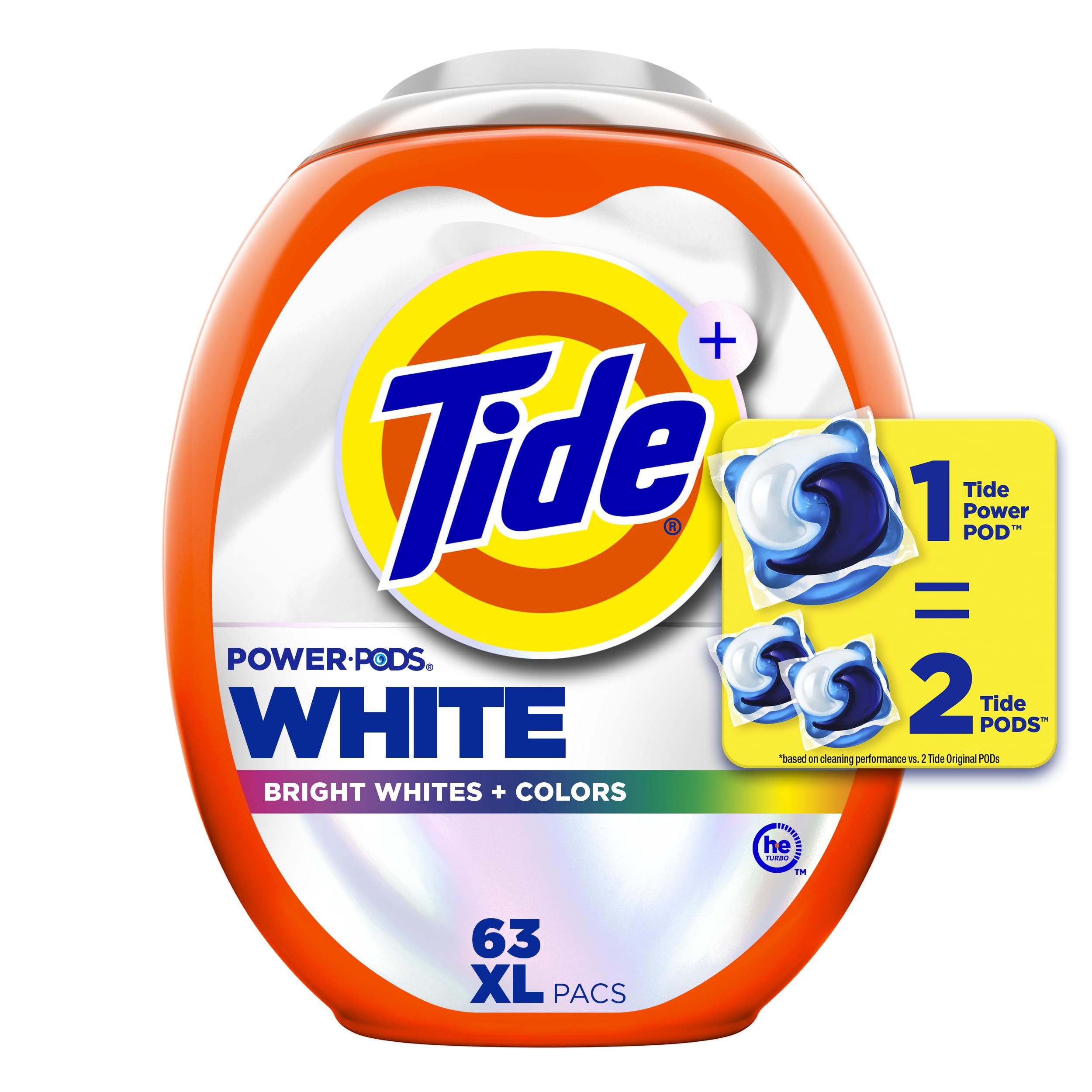 Foto 2 pulgar | Detergente Para Ropa Tide Power Pods Plus Ultra Oxi, 63 Unidades - Venta Internacional.