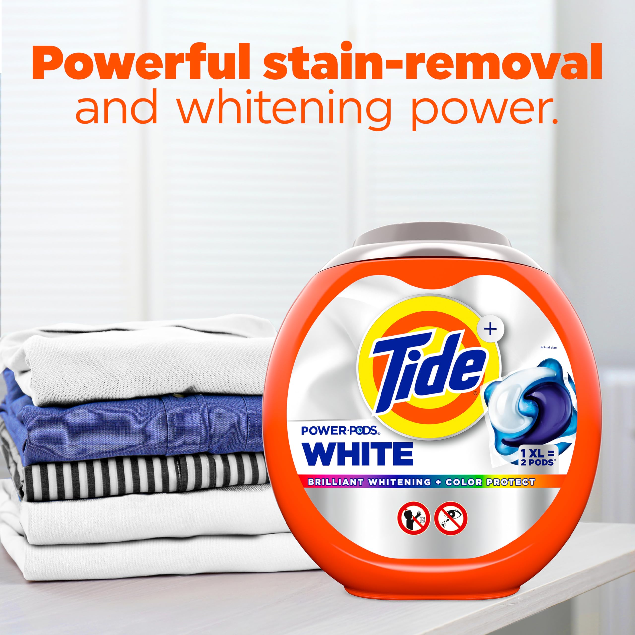 Foto 8 pulgar | Detergente Para Ropa Tide Power Pods Plus Ultra Oxi, 63 Unidades - Venta Internacional.