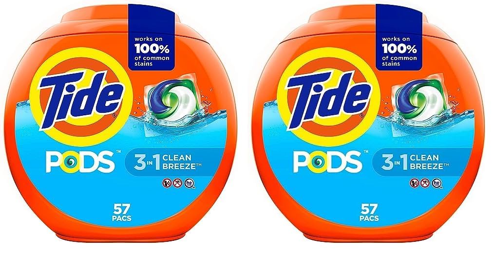 Foto 2 pulgar | Detergente Para Ropa Tide Pods Clean Breeze 57 Paquetes X2 1,36 L - Venta Internacional.