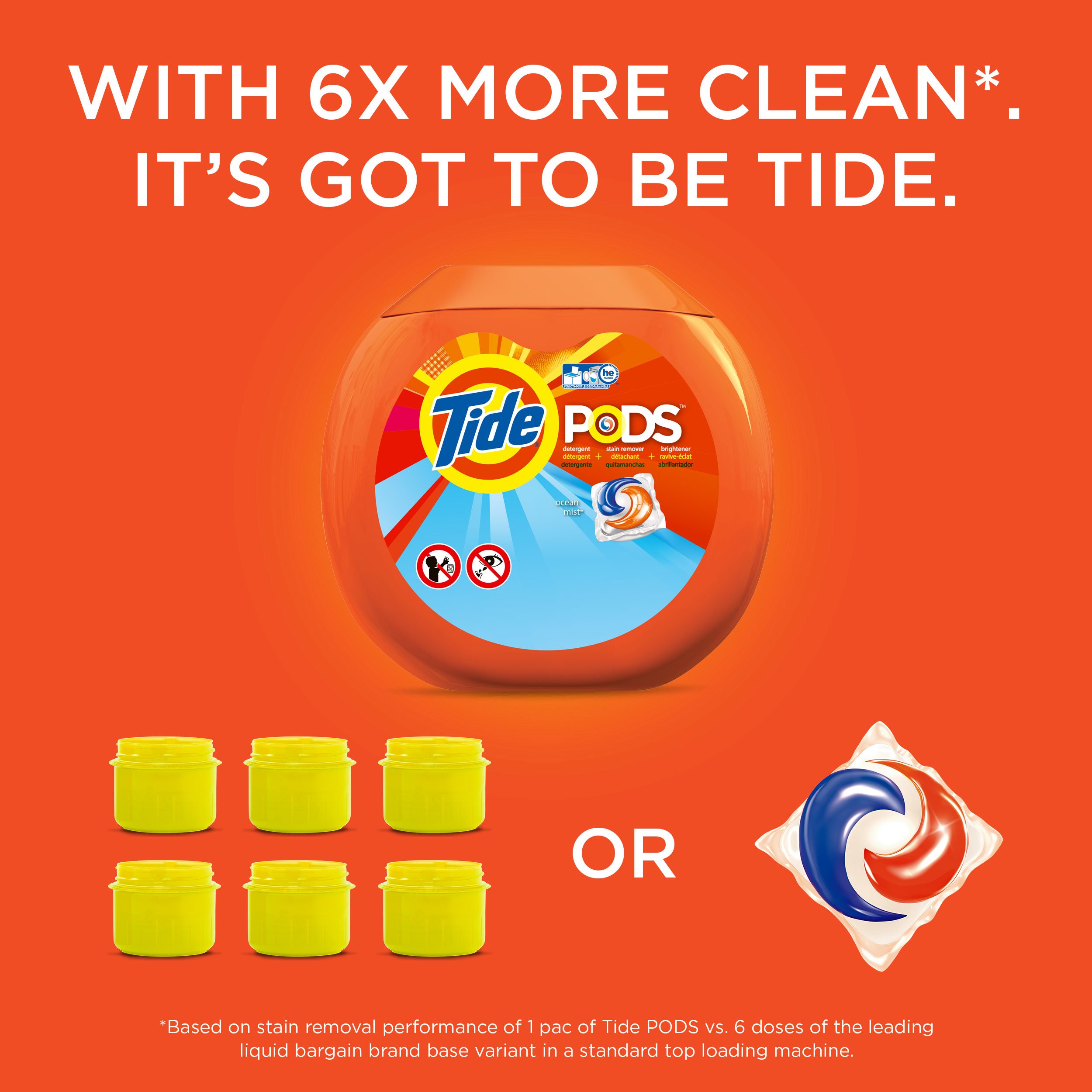 Foto 3 pulgar | Detergente Para Ropa Tide Pods Ocean Mist Scent, 35 Paquetes - Venta Internacional.