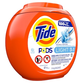 Foto 4 | Detergente Para Ropa Tide Pods Light 57 Paquetes Ocean Mist Scent - Venta Internacional.