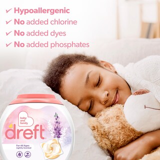 Foto 3 | Detergente Para Ropa Dreft Xl Pacs Light Scent Lavender, 45 Unidades - Venta Internacional.
