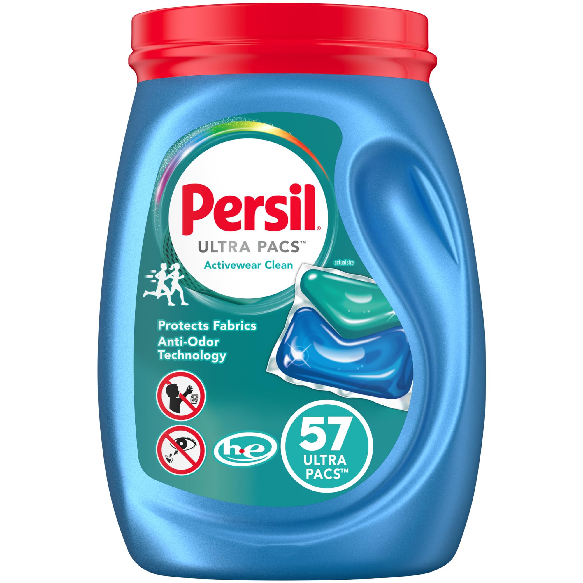 Foto 2 pulgar | Detergente para Ropa Persil Ultra Pacs Activewear Clean X57 - Venta Internacional