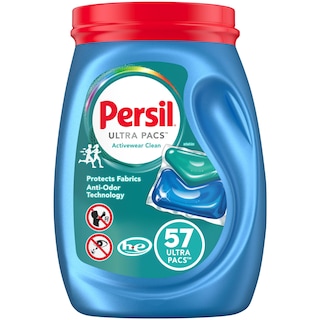 Foto 1 | Detergente para Ropa Persil Ultra Pacs Activewear Clean X57 - Venta Internacional
