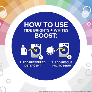 Foto 4 | Detergente Para Ropa Tide Brights & Whites Odor Rescue, 27 Unidades - Venta Internacional.