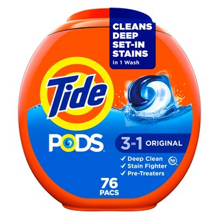 Foto 1 | Detergente Para Ropa Tide Pods, Paquete De Jabón Líquido, 76 Unidades - Venta Internacional.