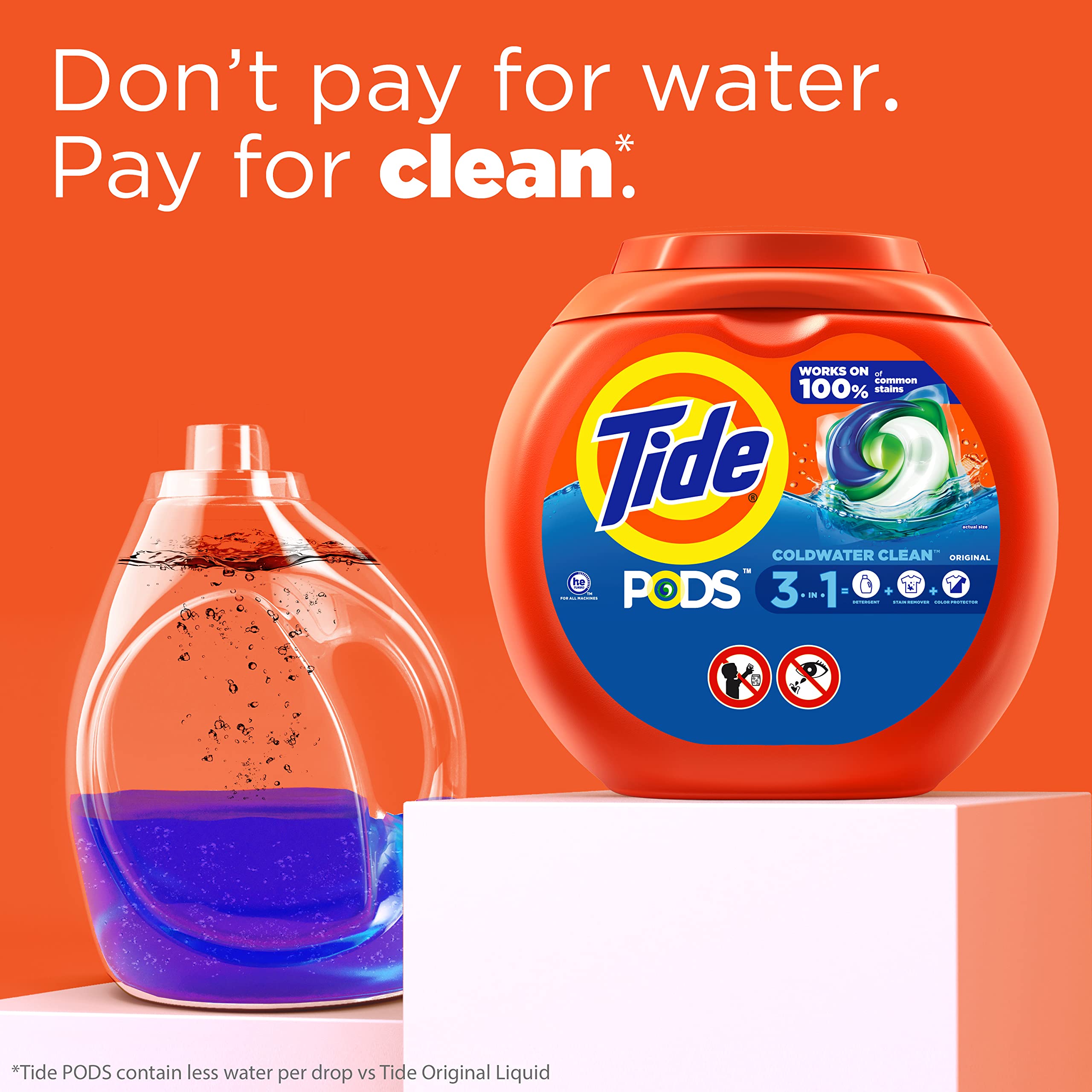 Foto 5 pulgar | Detergente Para Ropa Tide Pods, Paquete De Jabón Líquido, 76 Unidades - Venta Internacional.