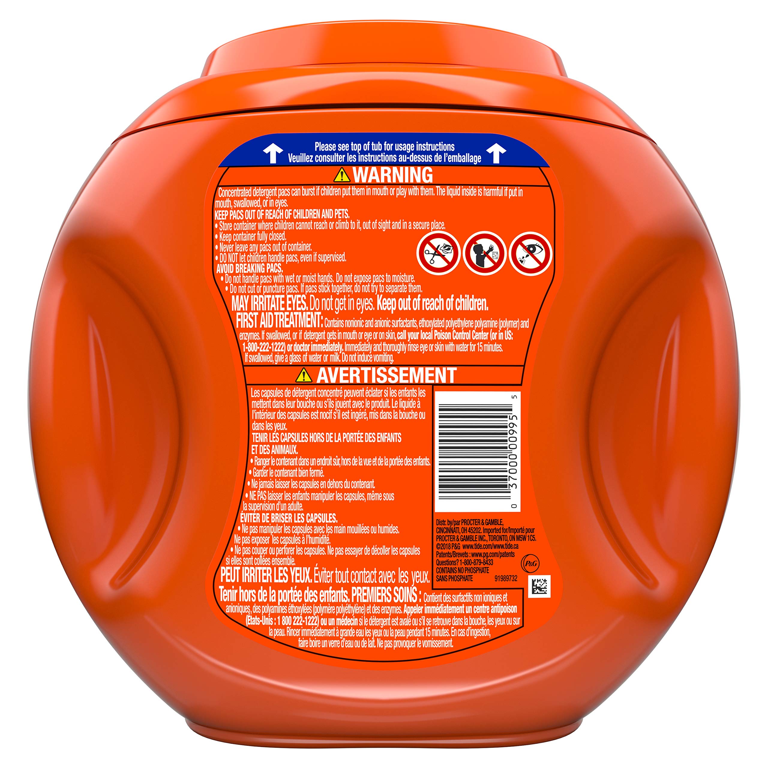 Foto 3 pulgar | Detergente Para Ropa Tide Pods, Jabón Líquido, Paquetes De 42 Unidades - Venta Internacional.