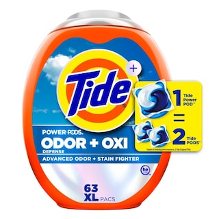 Foto 1 | Detergente Para Ropa Tide Ultra Oxi Power Pods, 63 Paquetes - Venta Internacional.