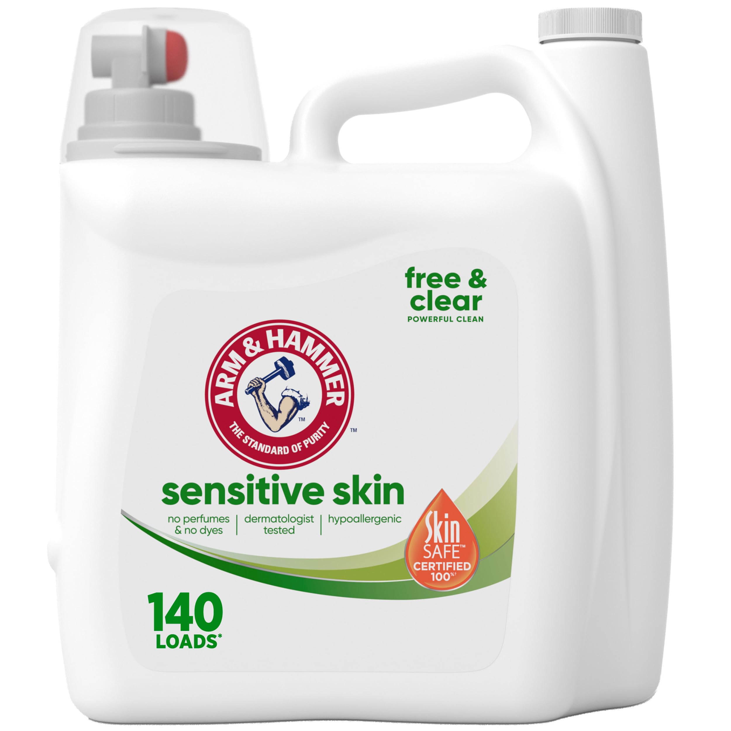 Foto 2 pulgar | Detergente Líquido Para Ropa Arm & Hammer Sensitive Skin 4l - Venta Internacional.