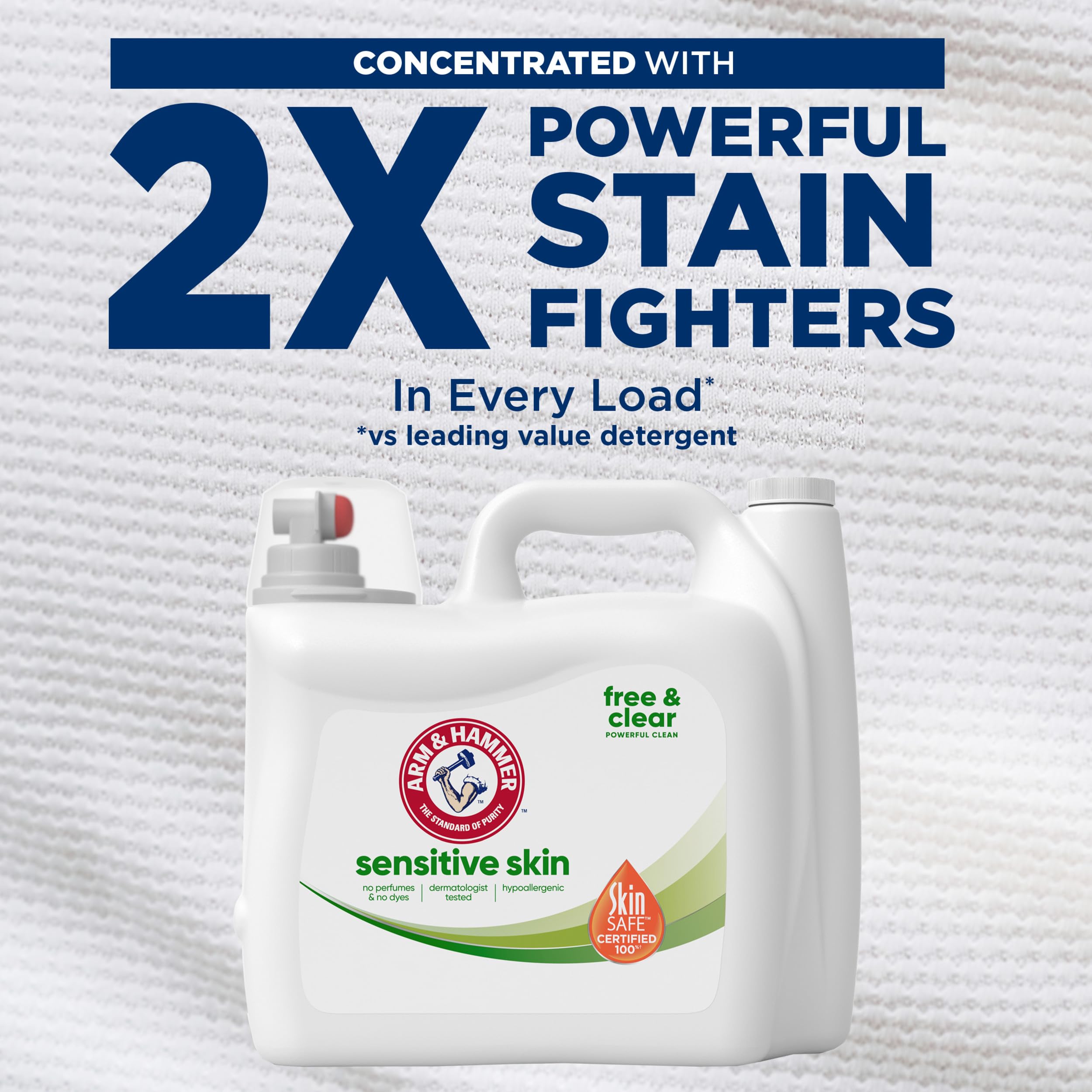 Foto 4 pulgar | Detergente Líquido Para Ropa Arm & Hammer Sensitive Skin 4l - Venta Internacional.