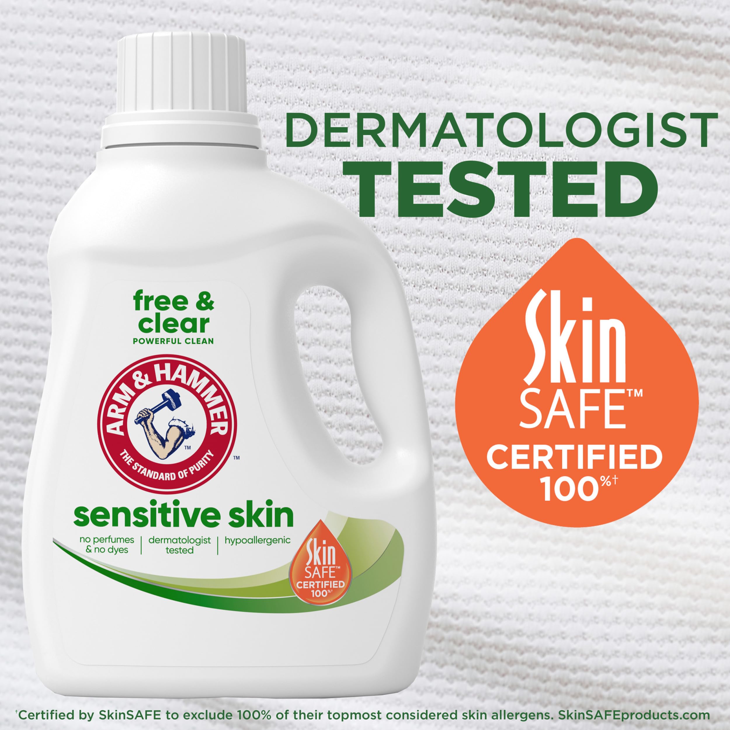 Foto 7 pulgar | Detergente Líquido Para Ropa Arm & Hammer Sensitive Skin 4l - Venta Internacional.