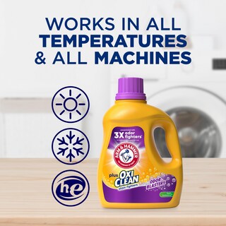 Foto 7 | Detergente Para Ropa Arm & Hammer Plus Oxiclean 2,96 L 77 Cargas - Venta Internacional.