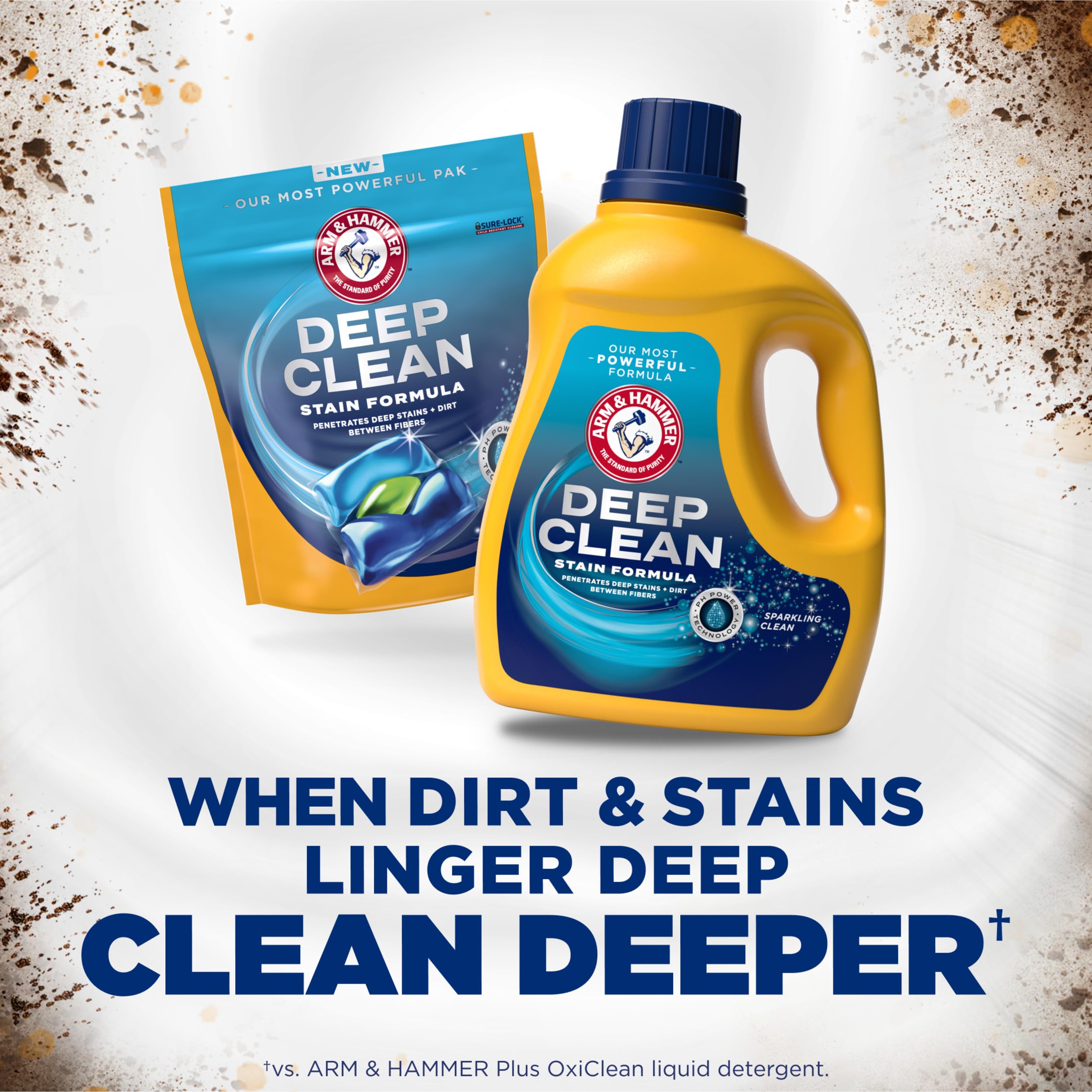 Foto 4 pulgar | Detergente Para Ropa Arm & Hammer Deep Clean Stain 3.02l 68 Loa - Venta Internacional.