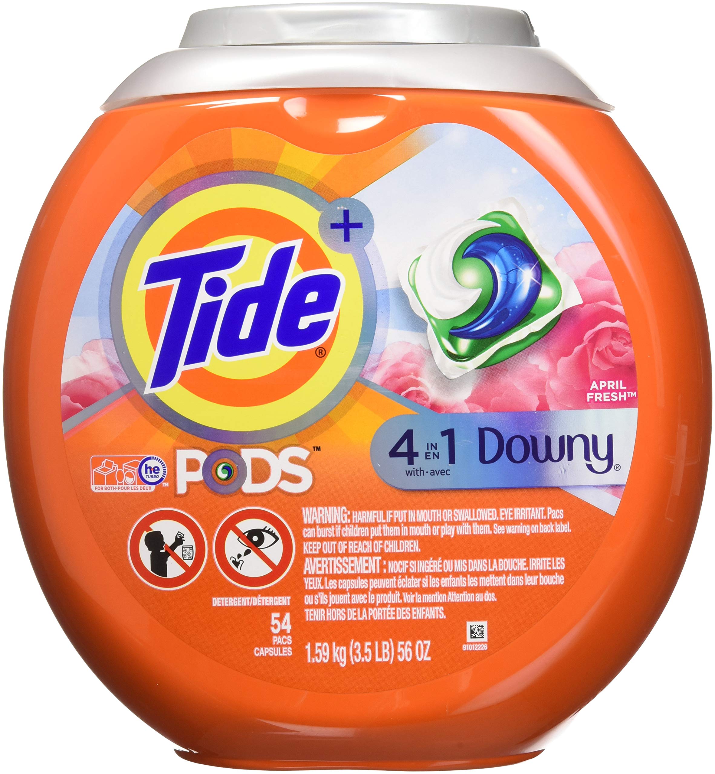 Foto 1 | Detergente Para Ropa Pods Tide Plus Downy April Fresh 54 Unidades - Venta Internacional.