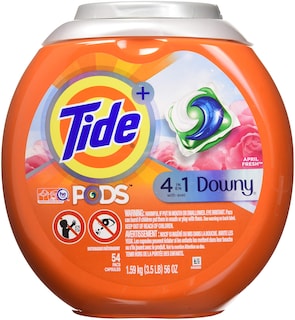 Foto 1 | Detergente Para Ropa Pods Tide Plus Downy April Fresh 54 Unidades - Venta Internacional.