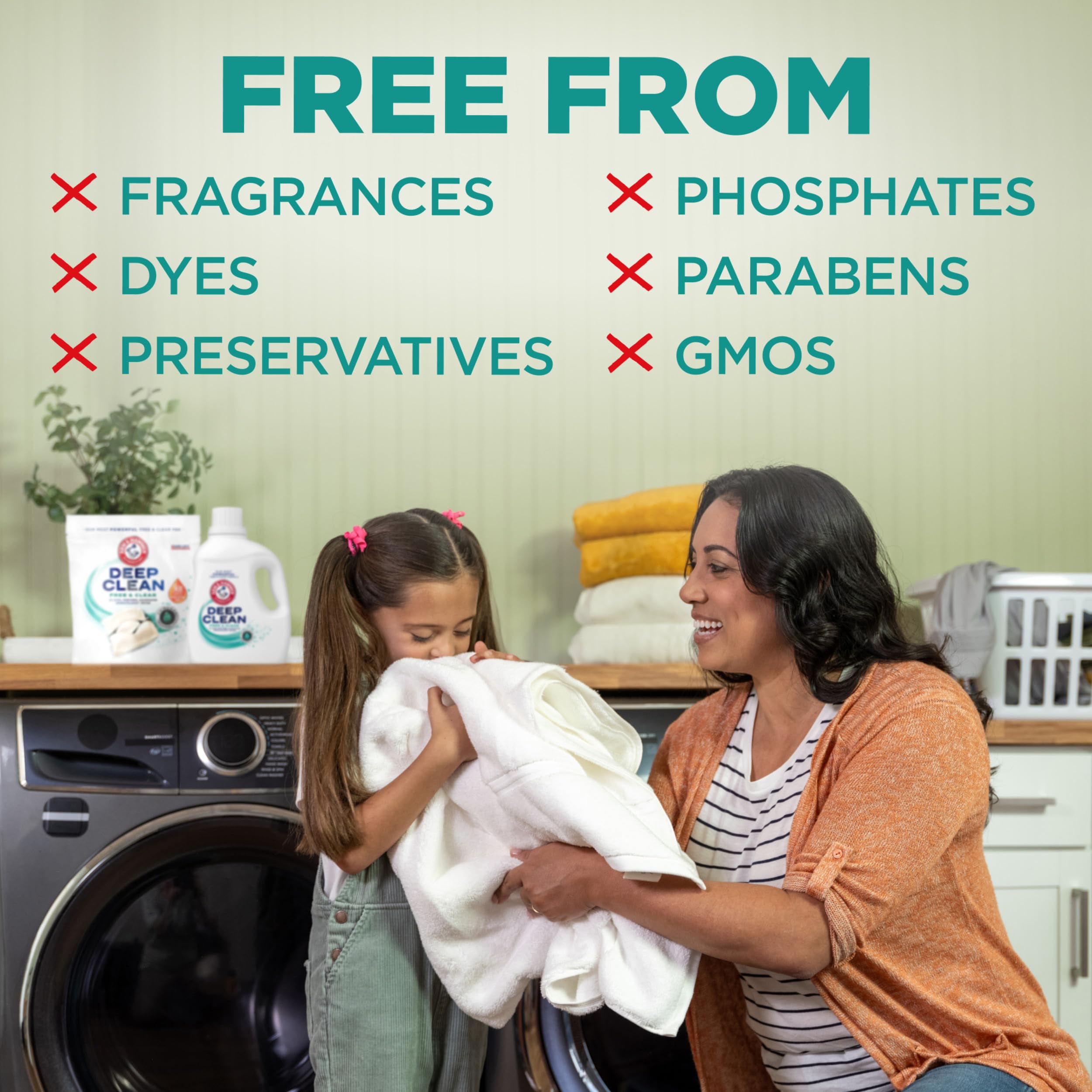 Foto 3 | Detergente para Ropa Arm & Hammer Deep Clean Free & Clear - Venta Internacional