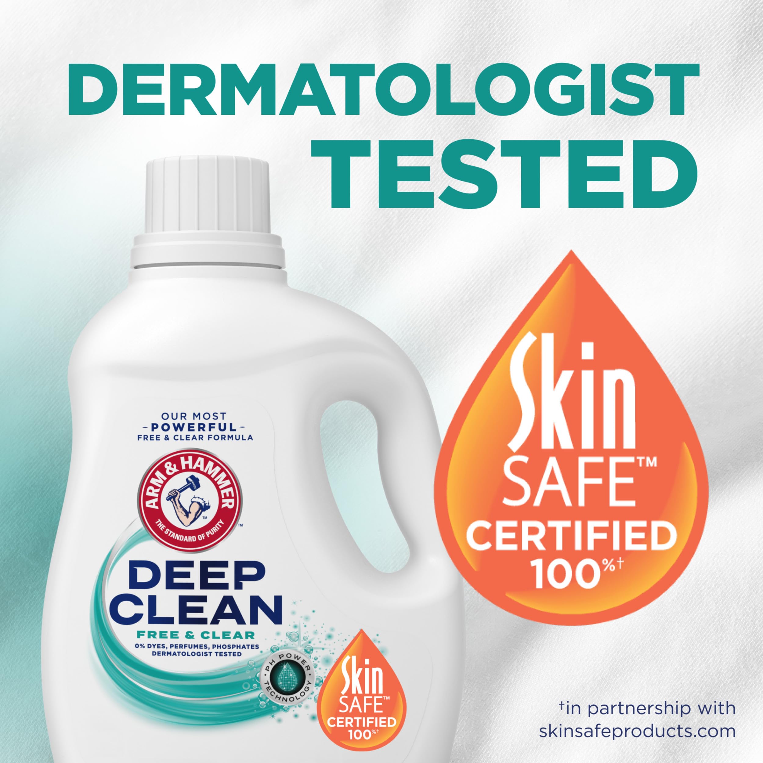 Foto 5 pulgar | Detergente para Ropa Arm & Hammer Deep Clean Free & Clear - Venta Internacional