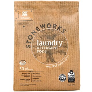 Foto 1 | Detergente En Cápsulas Grab Green Stoneworks Oak Tree, 50 Unidades - Venta Internacional.