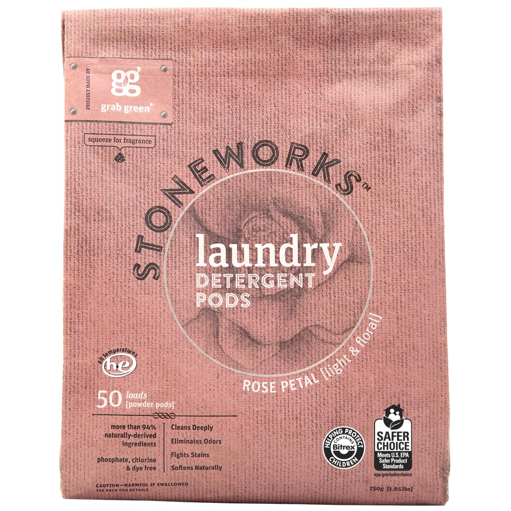 Foto 1 | Detergente En Polvo Para Ropa Grab Green Stoneworks, 50 Unidades - Venta Internacional.