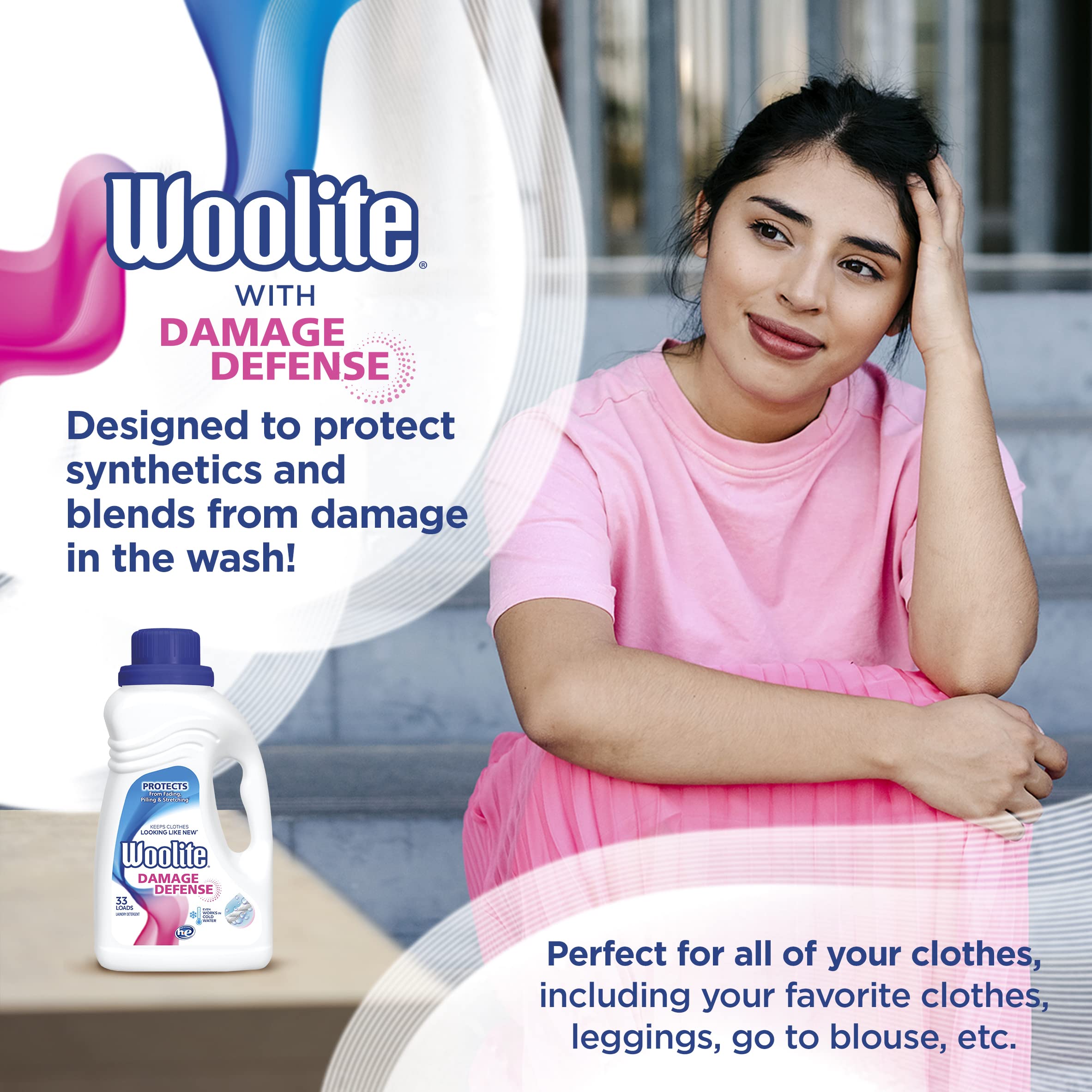 Foto 4 pulgar | Detergente Para Ropa Woolite Damage Defense, 1,47 L, 33 Cargas - Venta Internacional.