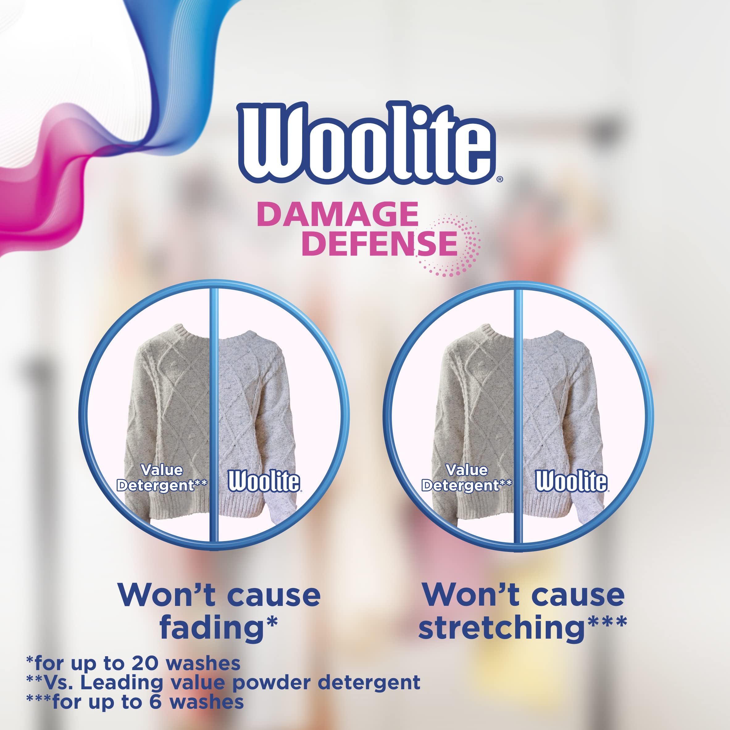 Foto 7 pulgar | Detergente Para Ropa Woolite Damage Defense, 1,47 L, 33 Cargas - Venta Internacional.