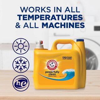 Foto 2 | Detergente Líquido Para Ropa Arm & Hammer Clean Burst 5.9l 200 Cargas - Venta Internacional.