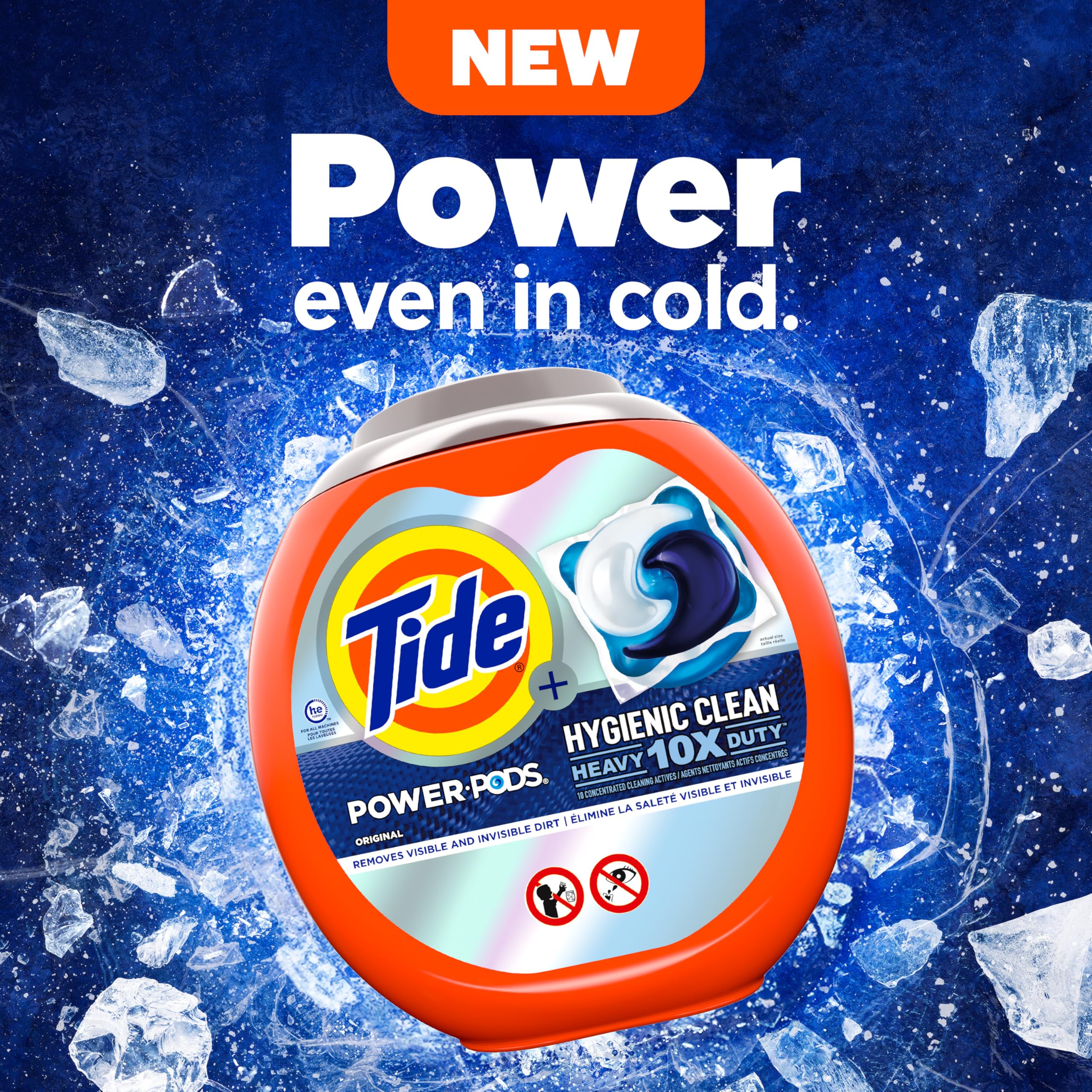 Foto 5 pulgar | Detergente Para Ropa Tide Hygienic Clean Heavy Duty, 63 Paquetes - Venta Internacional.
