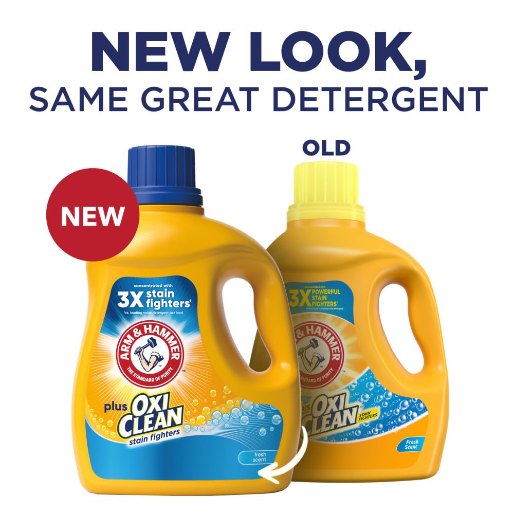 Foto 3 pulgar | Detergente Líquido Para Ropa Arm & Hammer Plus Oxiclean 2.97l - Venta Internacional.