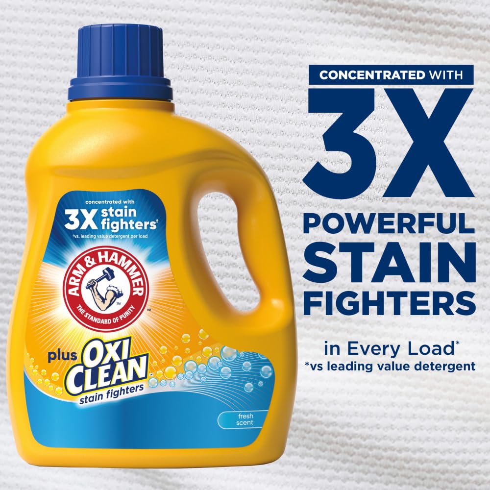 Foto 4 pulgar | Detergente Líquido Para Ropa Arm & Hammer Plus Oxiclean 2.97l - Venta Internacional.