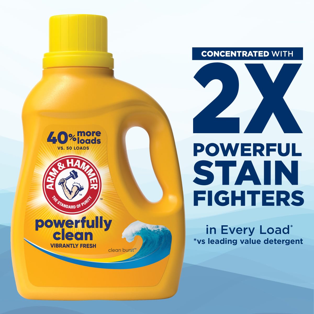 Foto 5 pulgar | Detergente Líquido Para Ropa Arm & Hammer Clean Burst 3.1 L - Venta Internacional.
