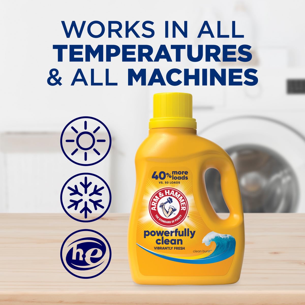 Foto 7 pulgar | Detergente Líquido Para Ropa Arm & Hammer Clean Burst 3.1 L - Venta Internacional.
