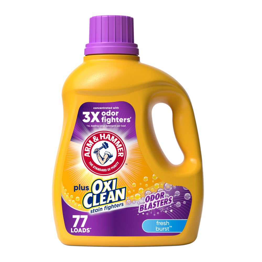 Detergente Líquido Para Ropa Arm & Hammer Plus Oxiclean 2.97l - Venta Internacional. $469