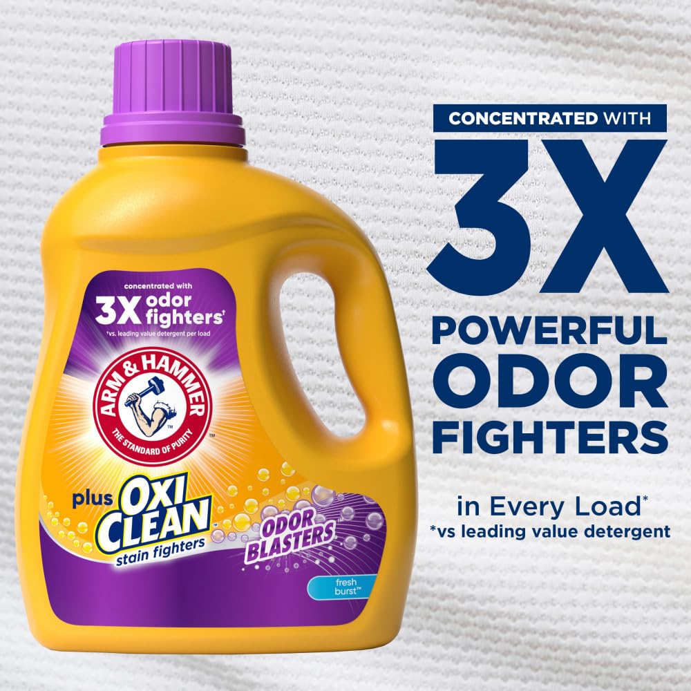 Foto 4 pulgar | Detergente Líquido Para Ropa Arm & Hammer Plus Oxiclean 2.97l - Venta Internacional.
