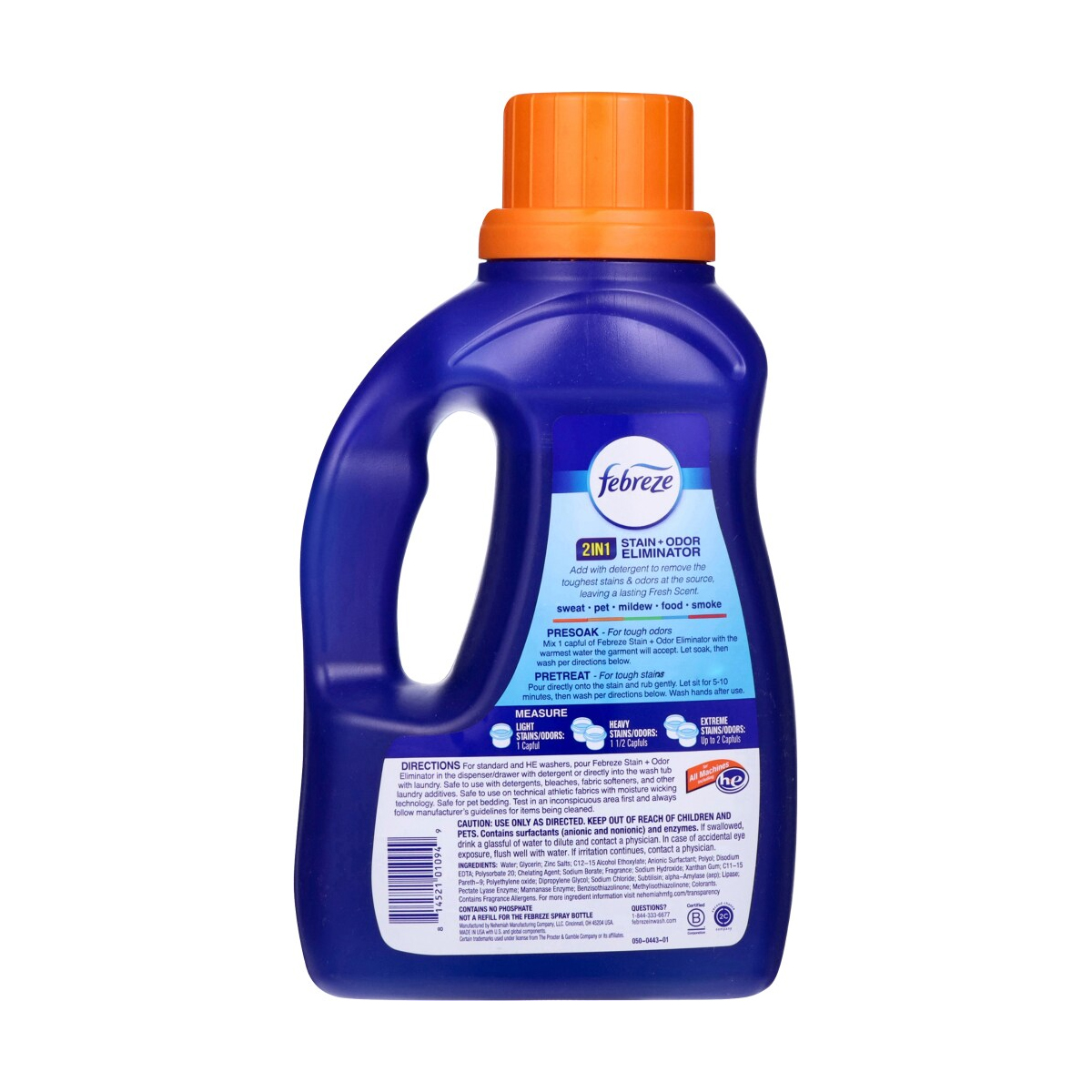 Foto 4 pulgar | Eliminador De Olores Para Ropa Febreze 1.5 L