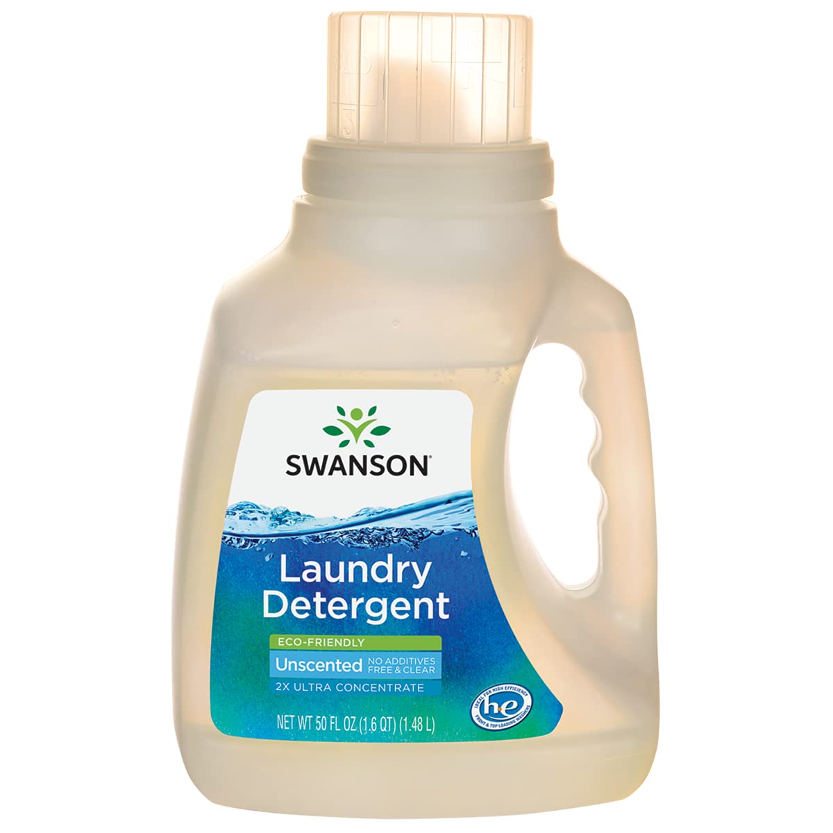 Jabón De Lavandería Swanson Ecológico Sin Perfume, 1,48 L (50 Fl Oz) - Venta Internacional. $561